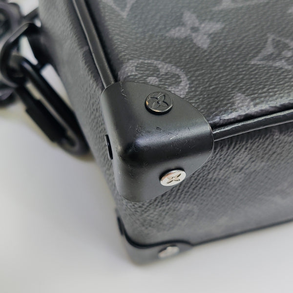 SOFT TRUNK Mini Monogram Coated Canvas Black