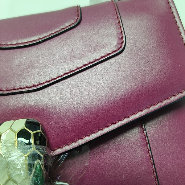 SERPENTI FOREVER Small Calfskin Red