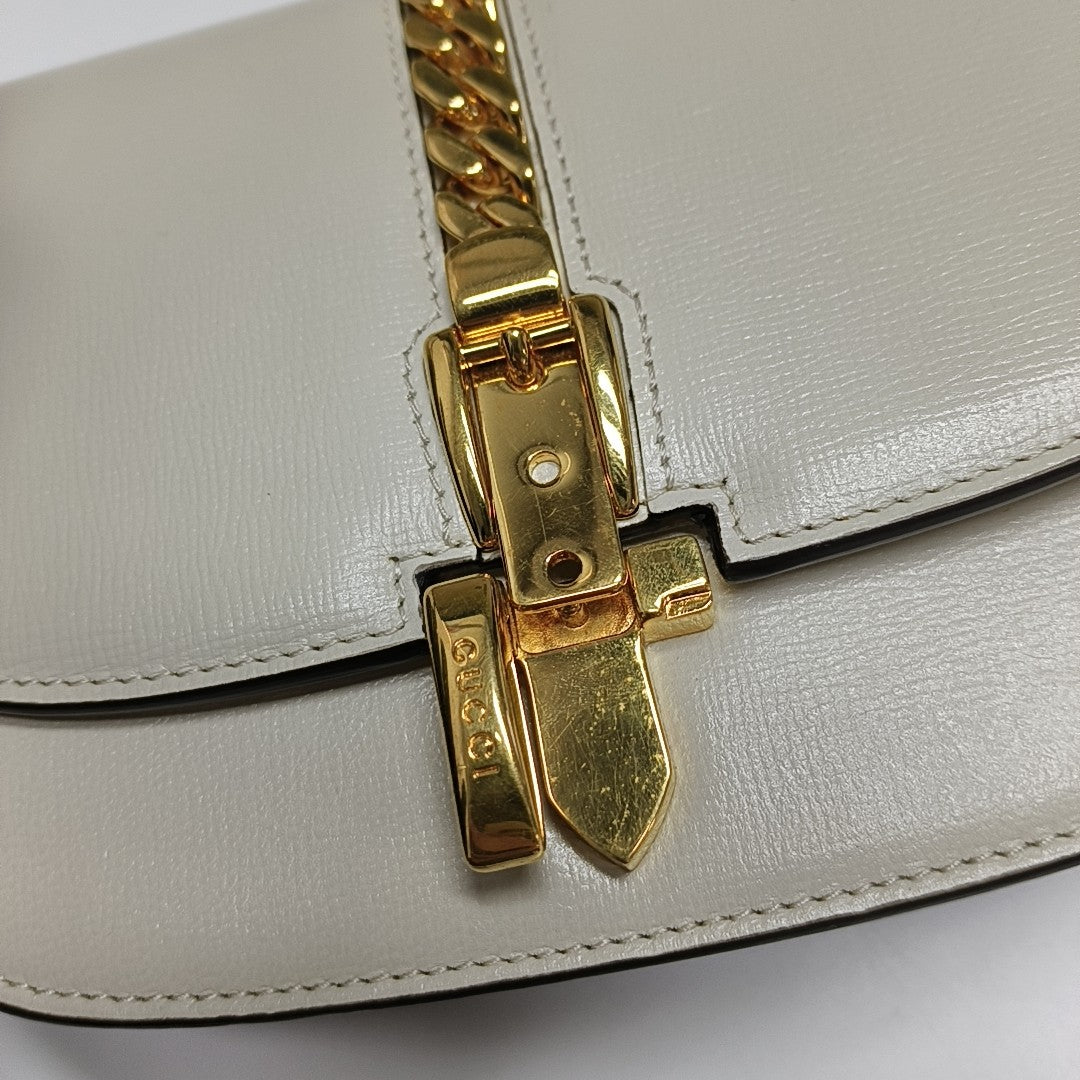 Sylvie 1969 Mini Calfskin White