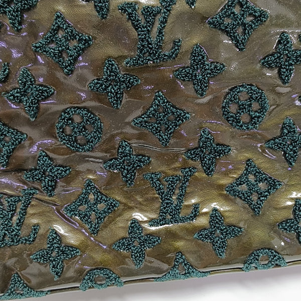 LOCKIT Monogram Patent Leather Green