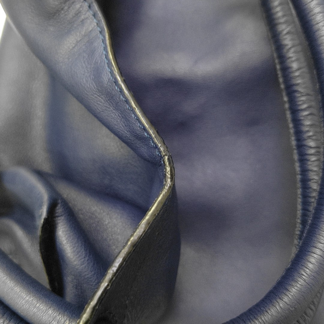 Calfskin Backpack Blue