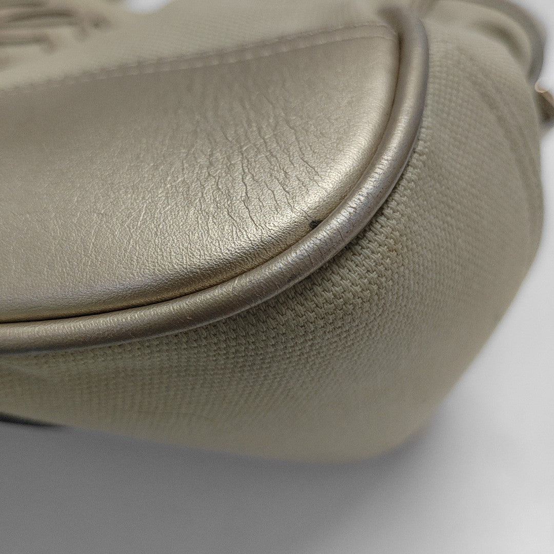 Canvas Top Handle Bag Beige