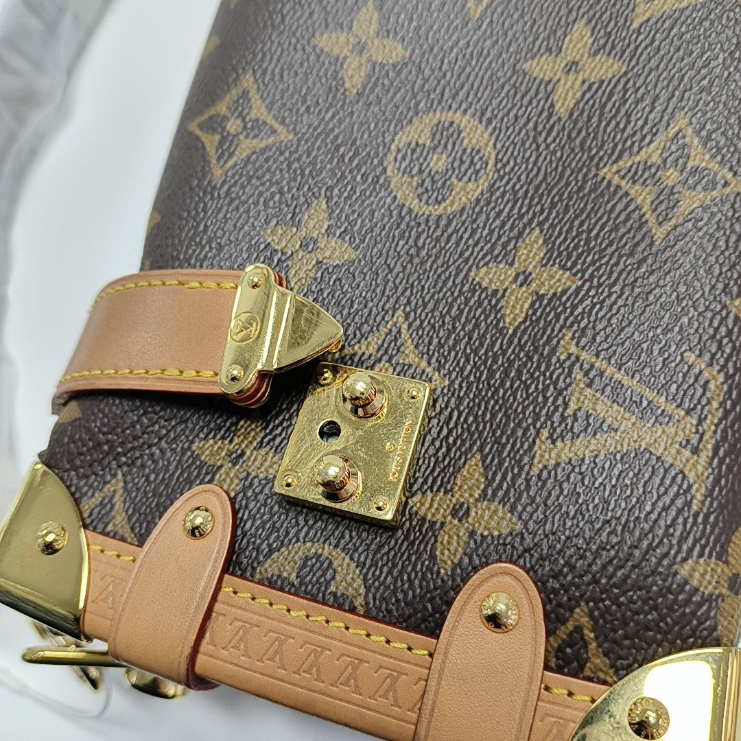 SIDE TRUNK PM Monogram Coated Canvas Brown