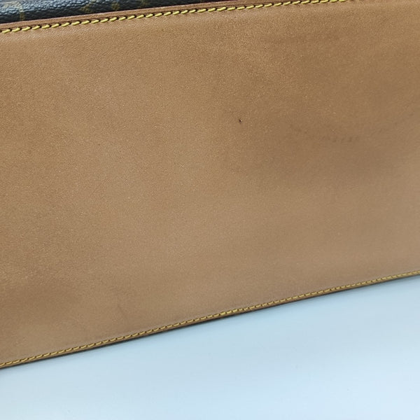 PIANO Monogram Coated Canvas Brown