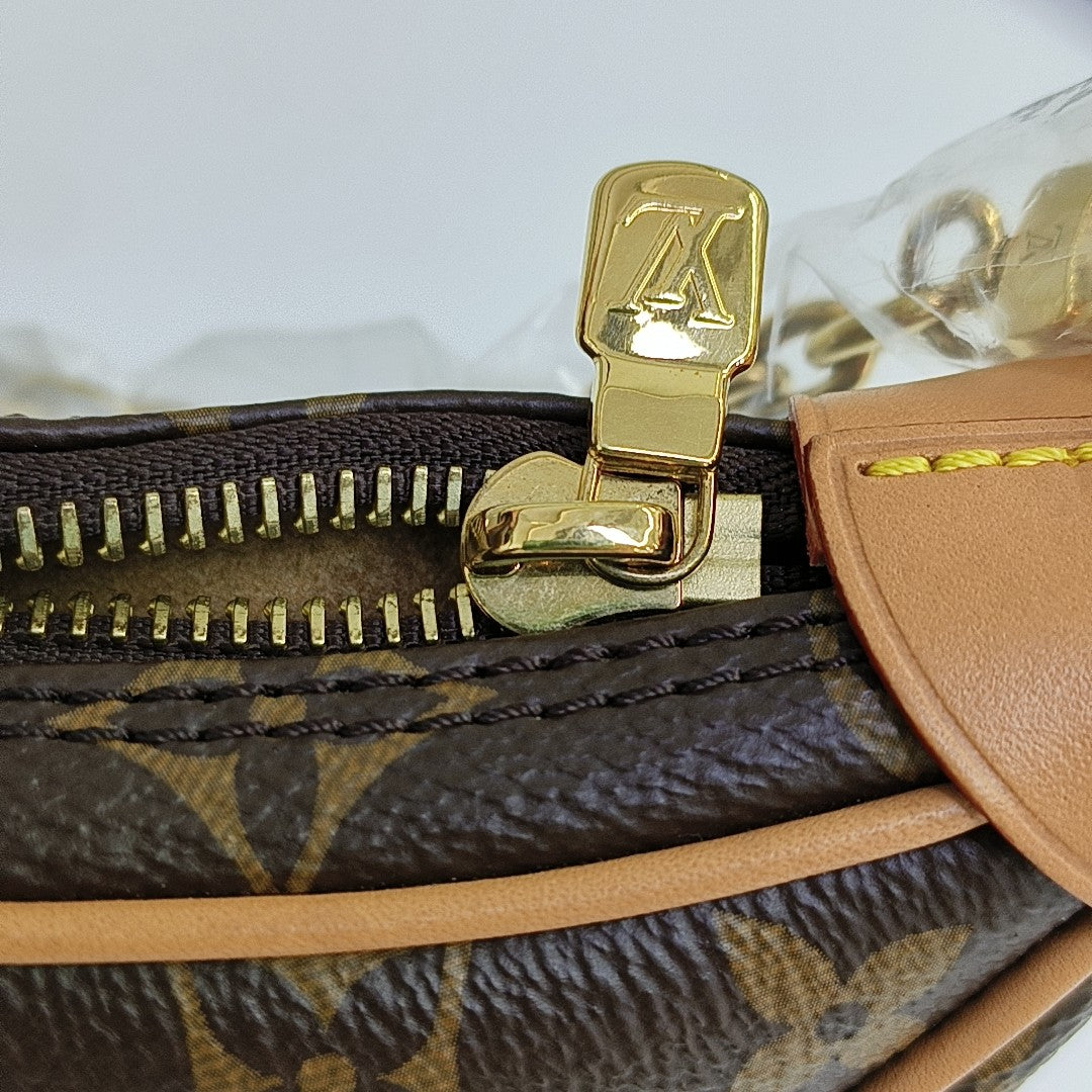 LOOP Monogram Coated Canvas Brown