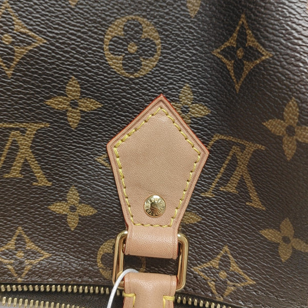 SPEEDY 25 Monogram Coated Canvas Brown