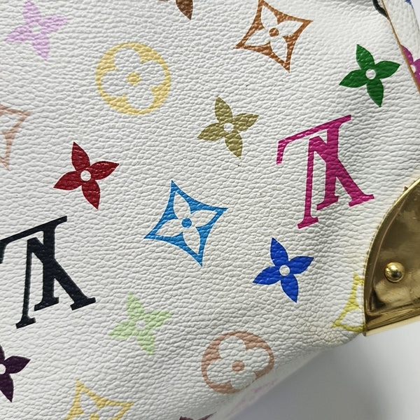 SPEEDY 30 Monogram Coated Canvas White