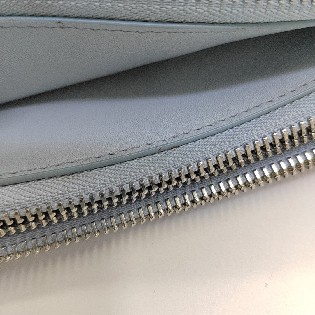 TRIO Small Lambskin Blue