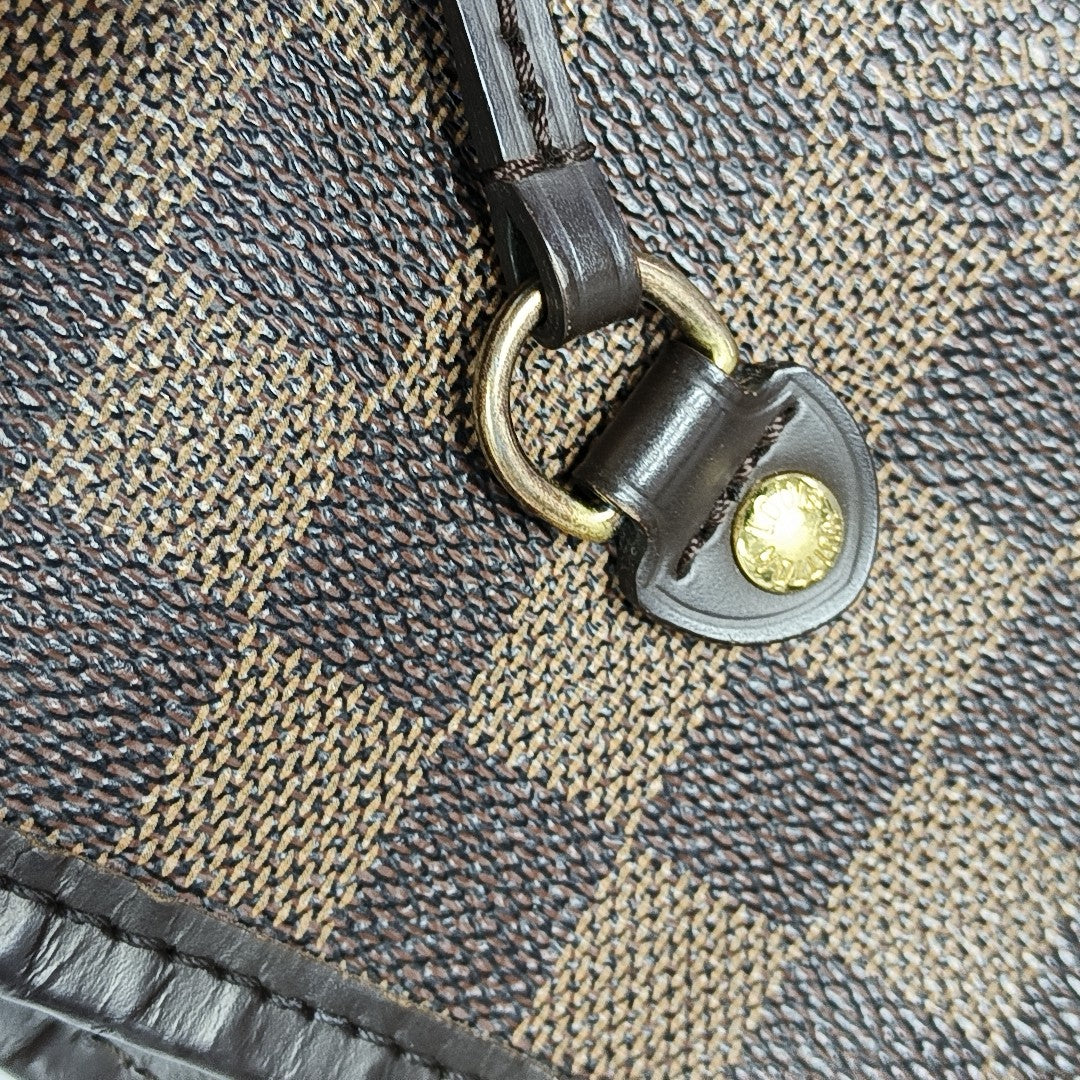 NEVERFULL MM Damier Ebene Coated Canvas Brown