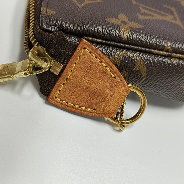 ACCESSOIRES Mini Monogram Coated Canvas Brown