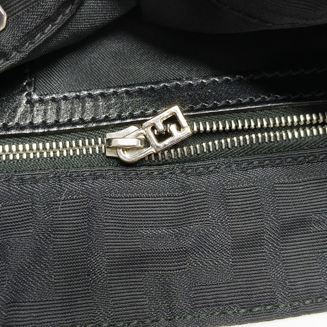 Canvas Top Handle Bag Black