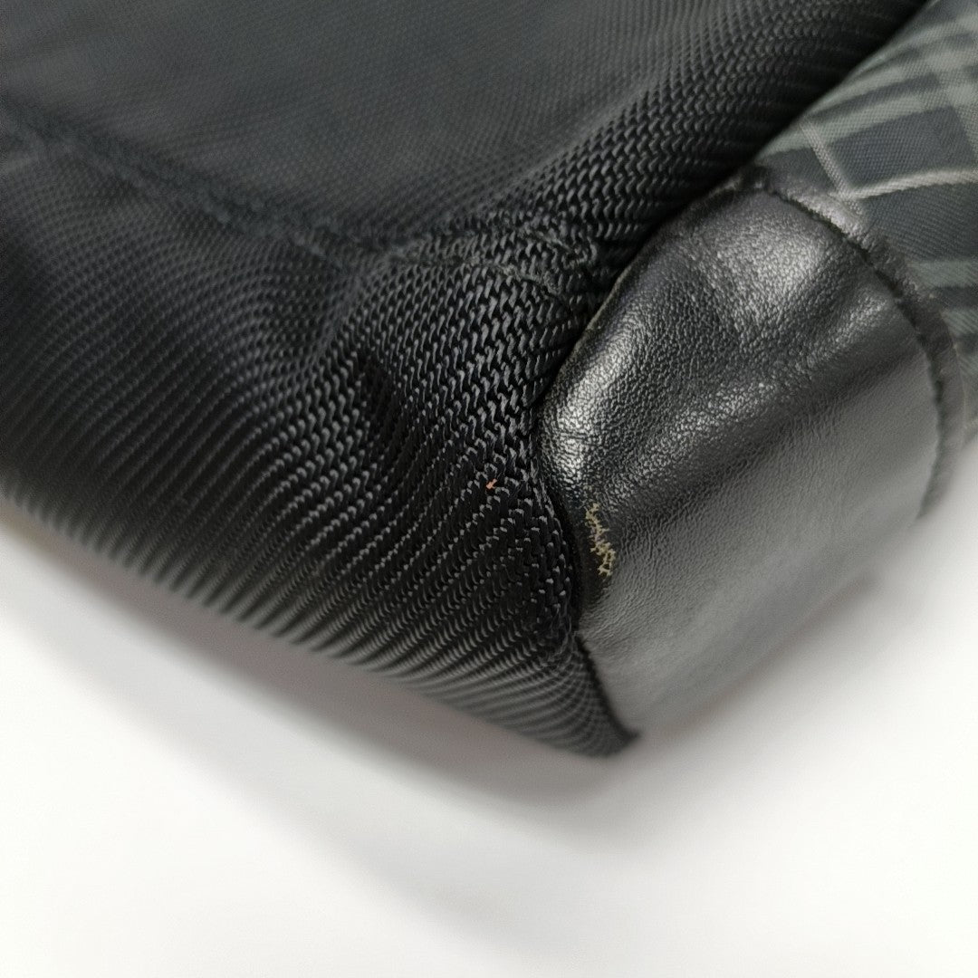 Fabric Shoulder Bag Black