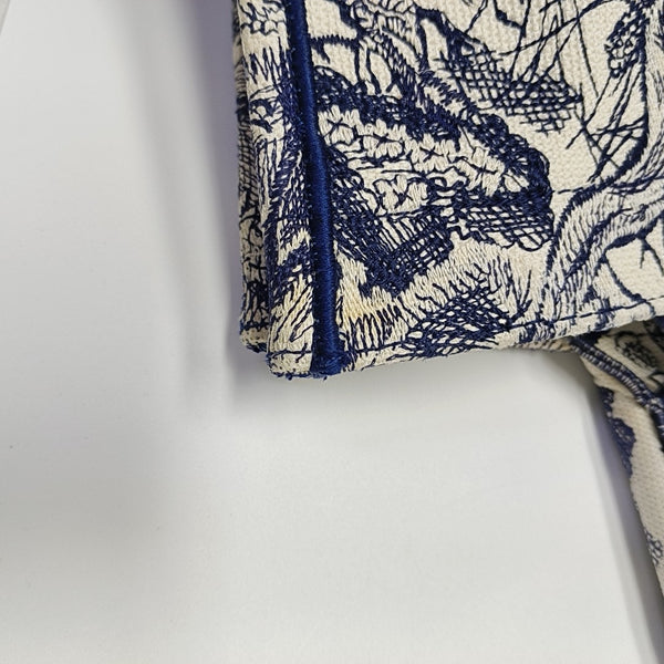 Book Tote Medium Canvas Blue