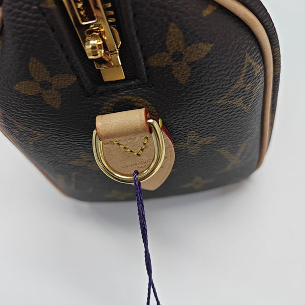 SPEEDY 20 Monogram Coated Canvas Brown