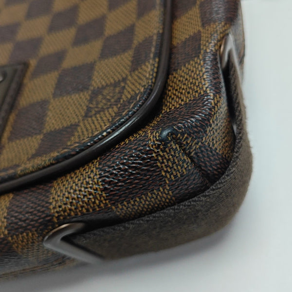 BROOKLYN PM Damier Ebene Coated Canvas Brown