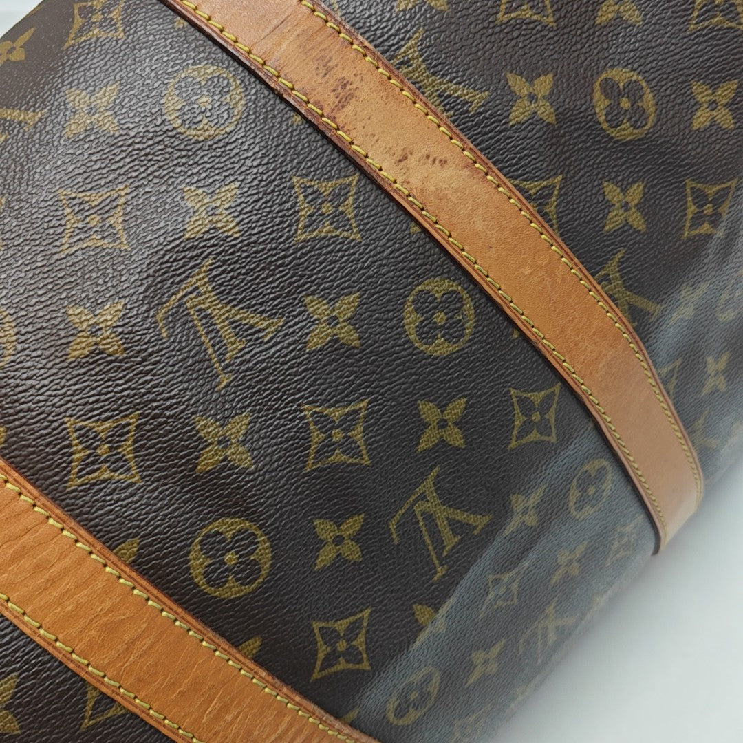SAC SOUPLE 55 Monogram Coated Canvas Brown