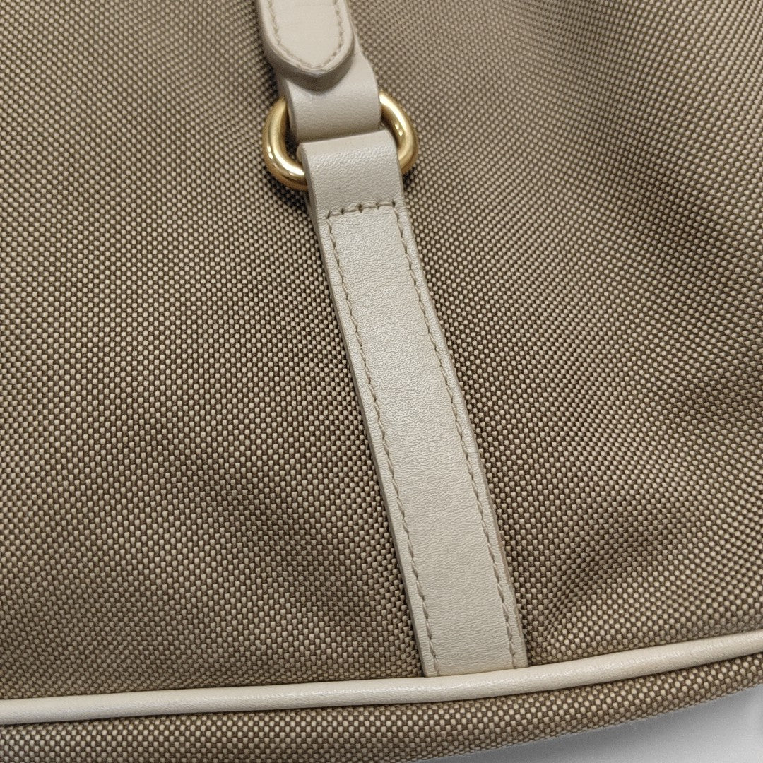Canvas Shoulder Bag Brown
