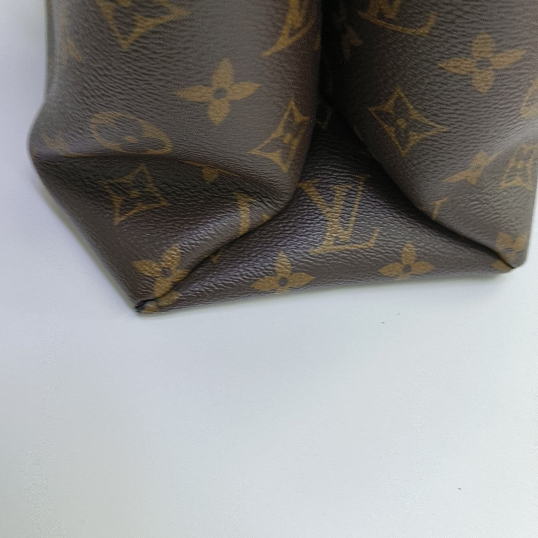 FLOWER Monogram Coated Canvas Brown