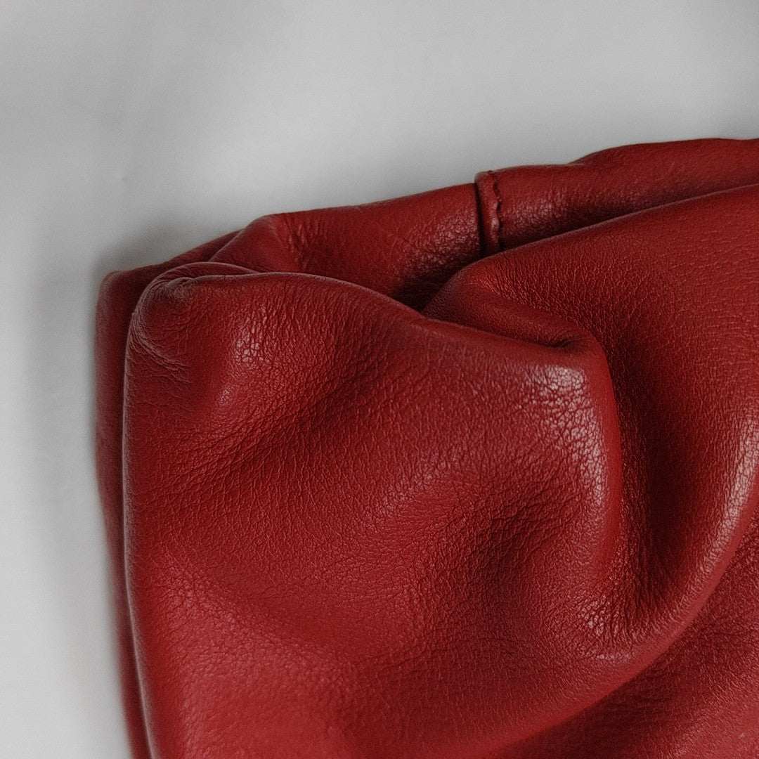 Calfskin Crossbody Bag Red