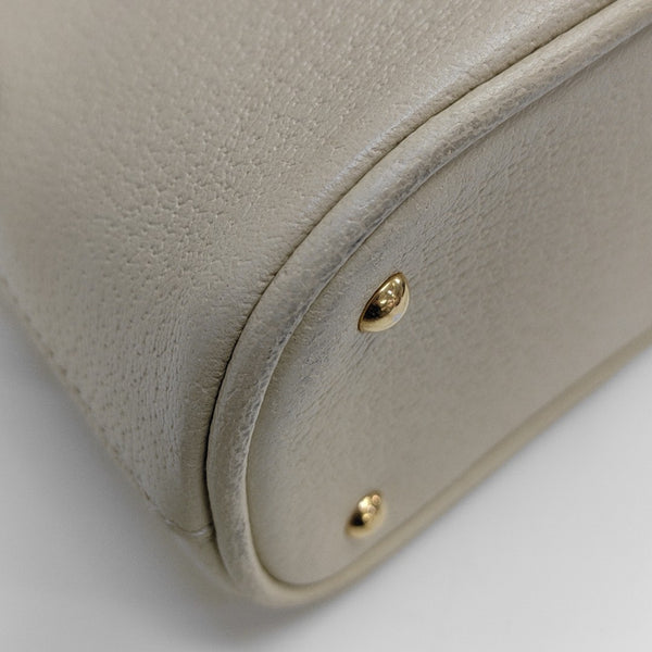 Diana Mini Calfskin White