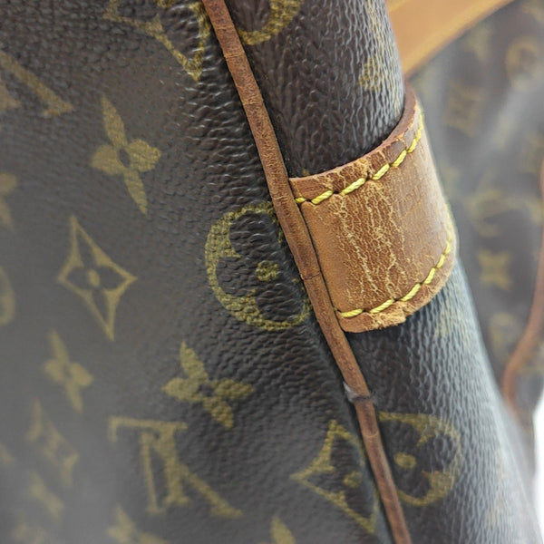 SAC SOUPLE 55 Monogram Coated Canvas Brown
