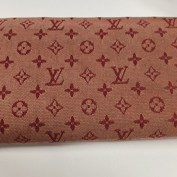 PORTE MONNAIE Monogram Canvas Red Wallet