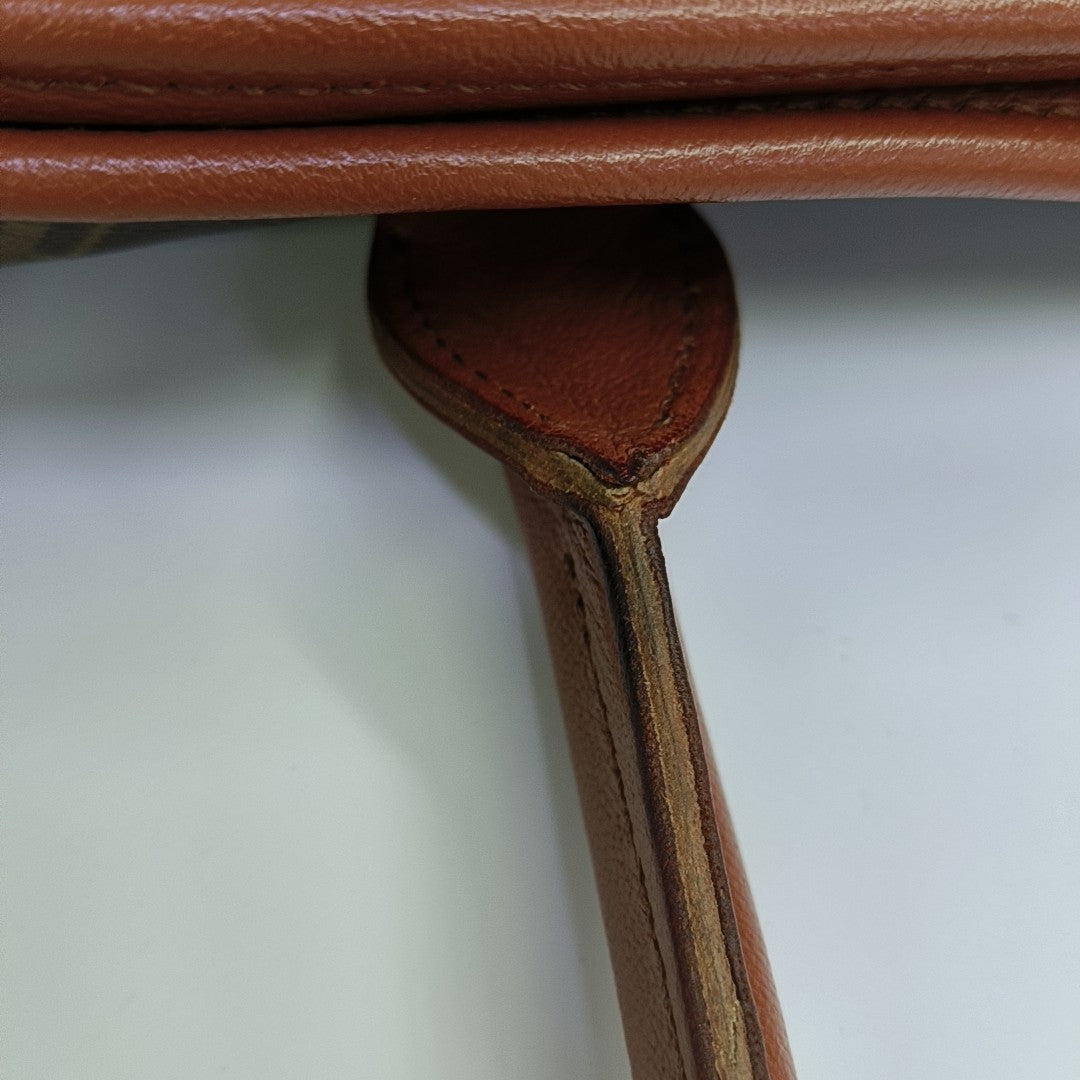 SAC WEEKEND PM Monogram Coated Canvas Brown