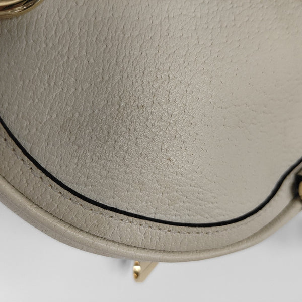 Ophidia Mini Calfskin White