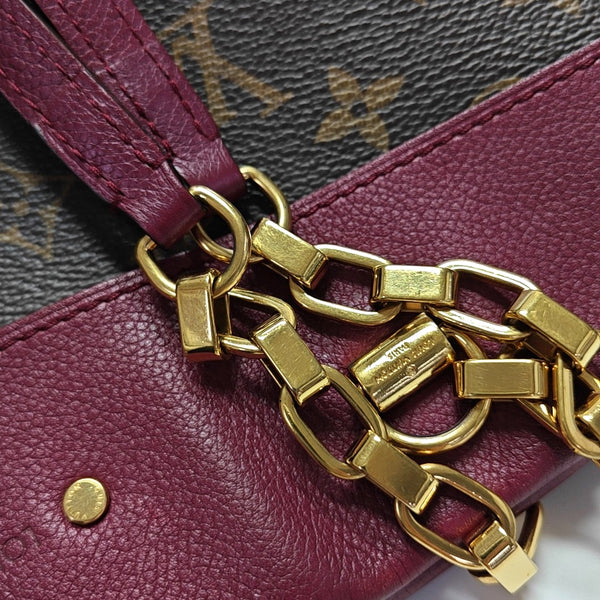 Authenticated pre-owned  PALLAS Monogram Coated Canvas Brown - Tote Bag at Looply