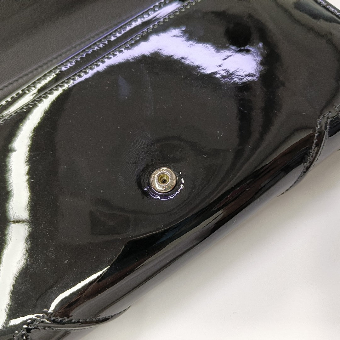 Diorama Small Cannage Patent Leather Black