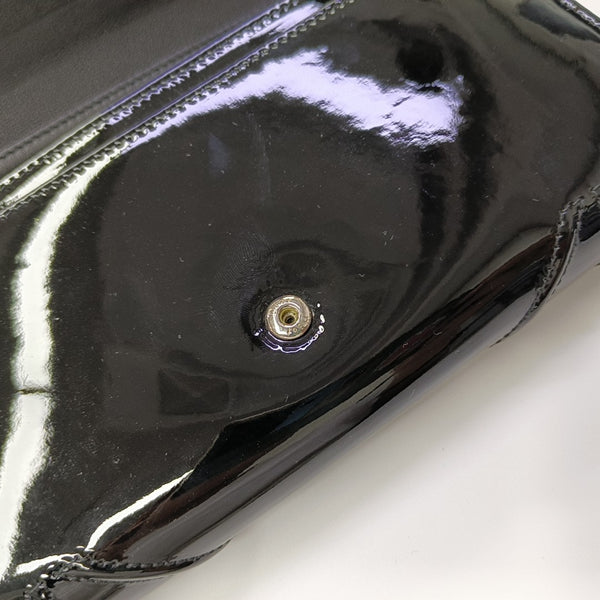 Diorama Small Cannage Patent Leather Black