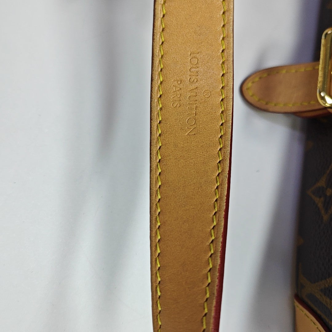 DIANE Monogram Coated Canvas Brown