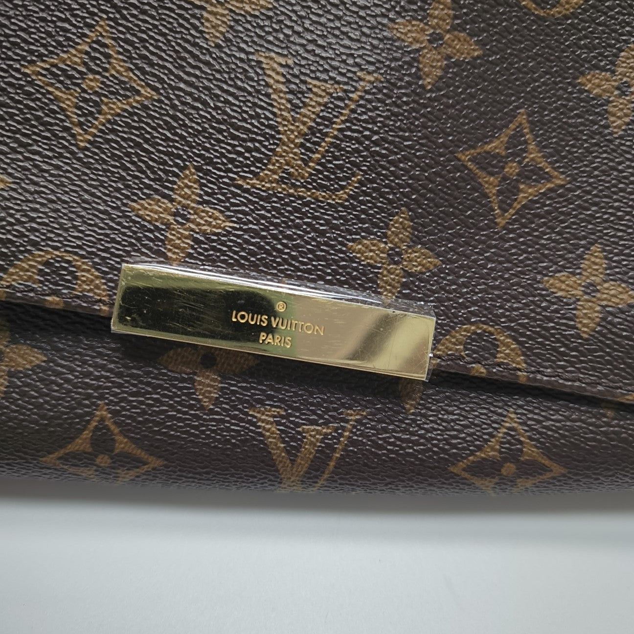 FAVORITE PM Monogram Coated Canvas Brown