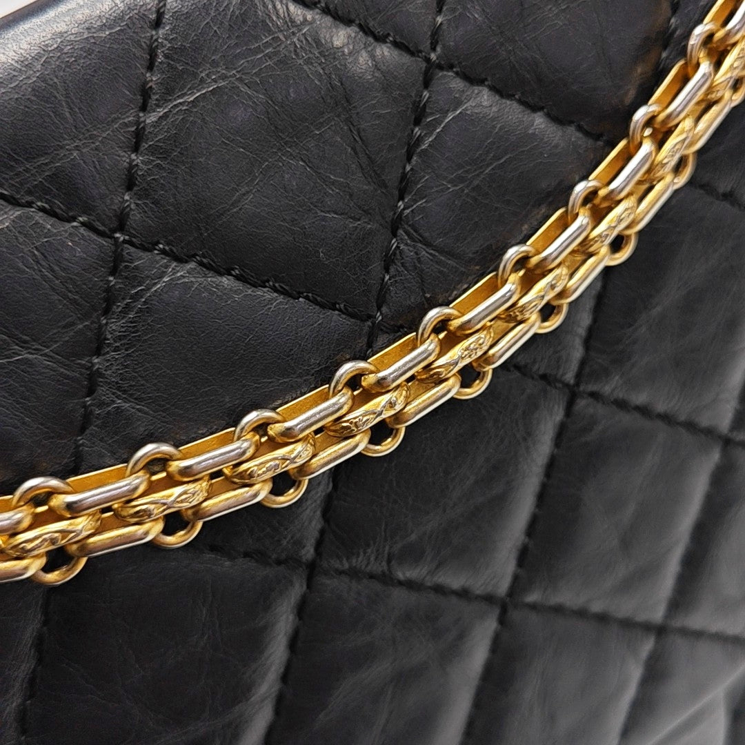 Authenticated pre-owned  2.55 227 (jumbo) Quilted Calfskin Black - Shoulder Bag at Looply
