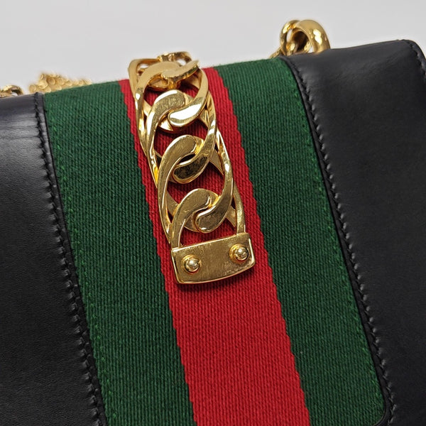 Sylvie Mini Calfskin Black
