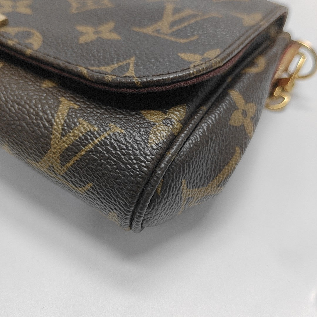 FAVORITE PM Monogram Coated Canvas Brown