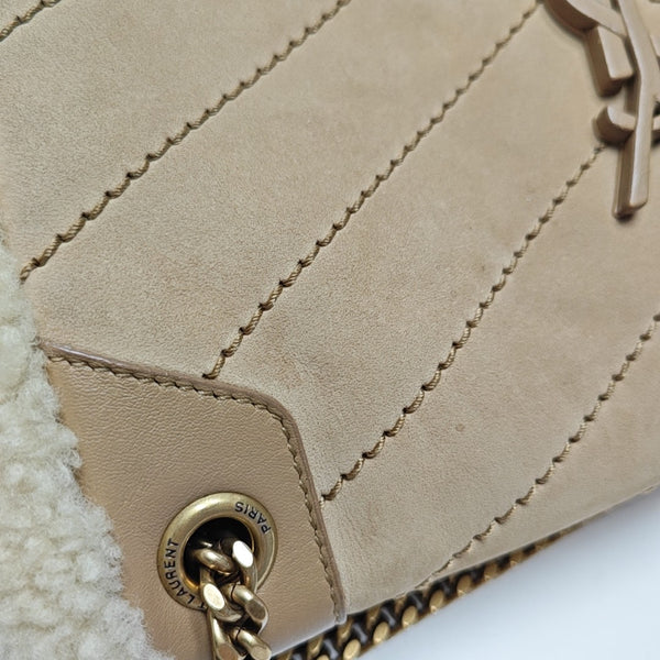 NIKI Small Chevron Wool Brown