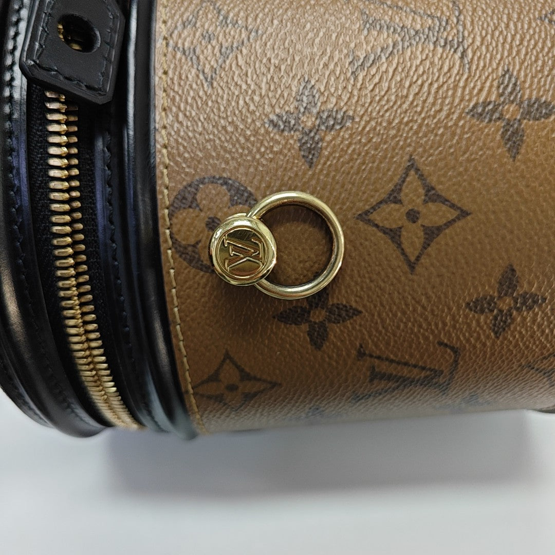 CANNES PM Monogram Coated Canvas Brown