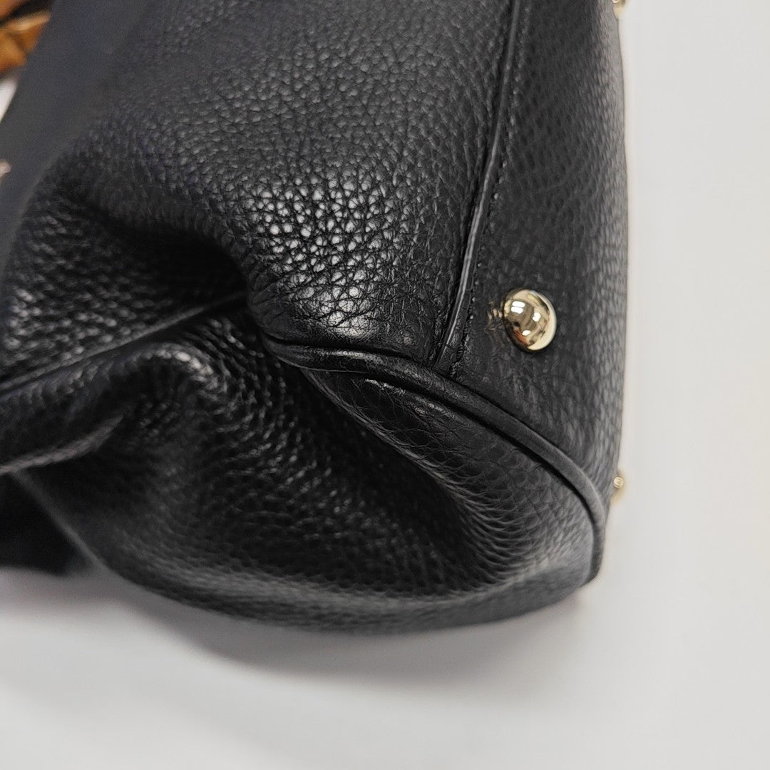 Bamboo 1947 Medium Calfskin Black