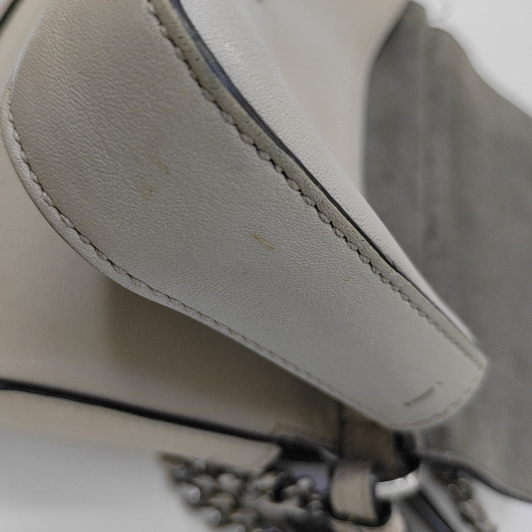 Calfskin Shoulder Bag Gray