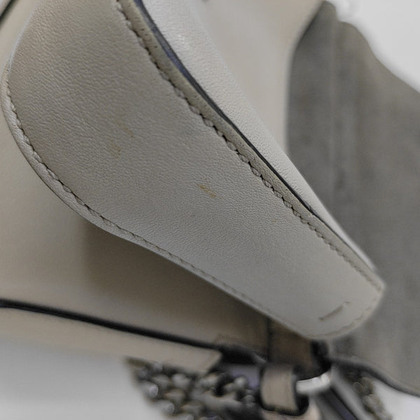 Calfskin Shoulder Bag Gray