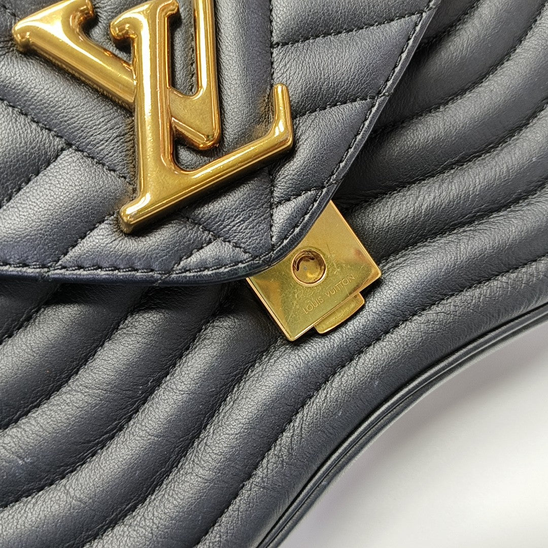 NEW WAVE MM Quilted Calfskin Black