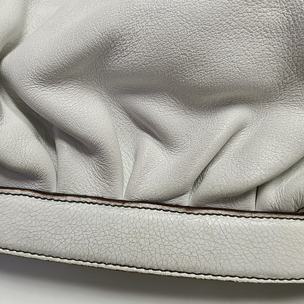 Calfskin Shoulder Bag White