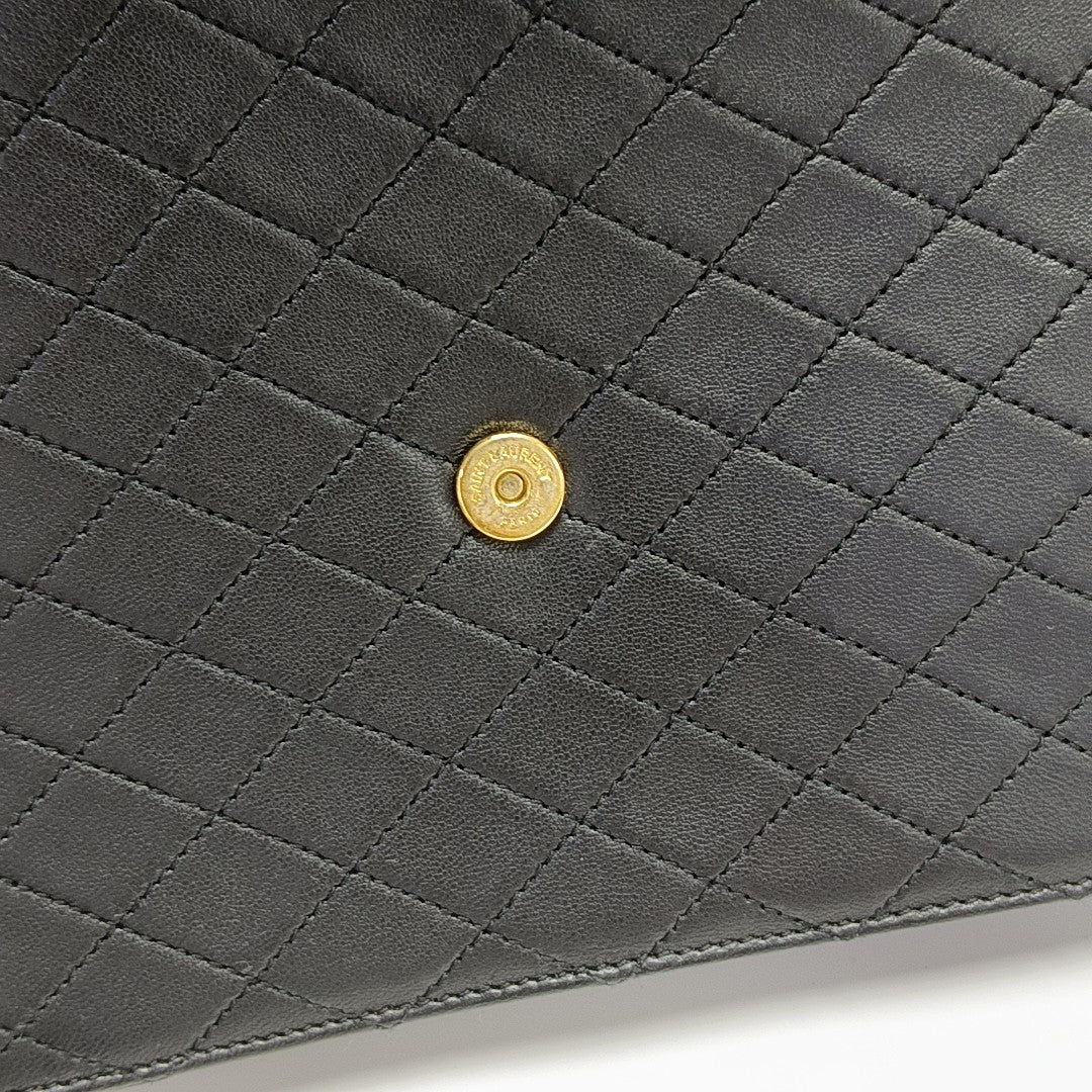 GABY Quilted Lambskin Black