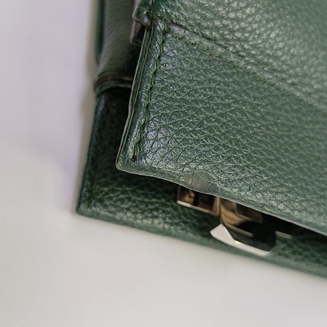 Zumi Medium Calfskin Green