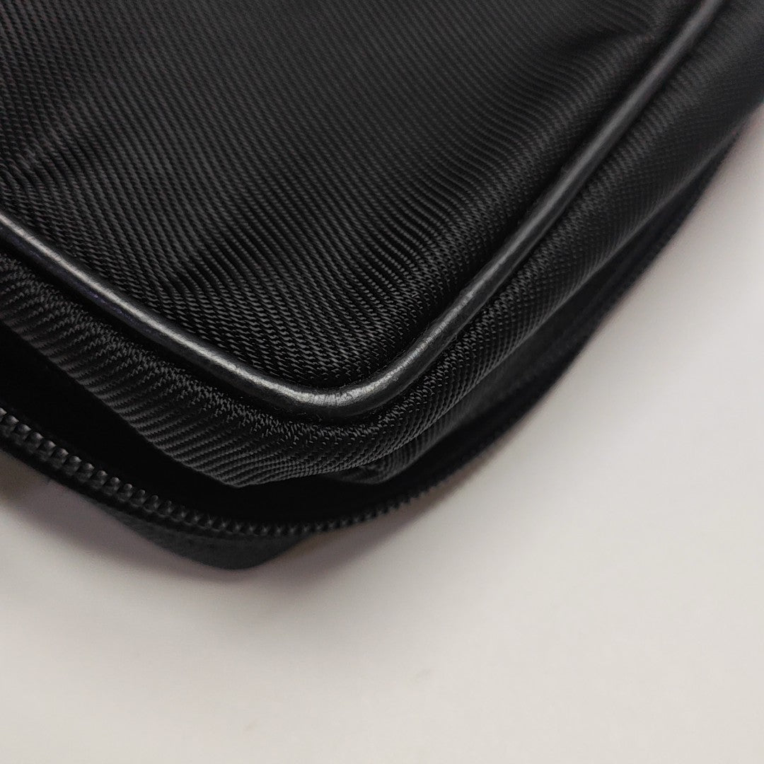 Canvas Top Handle Bag Black