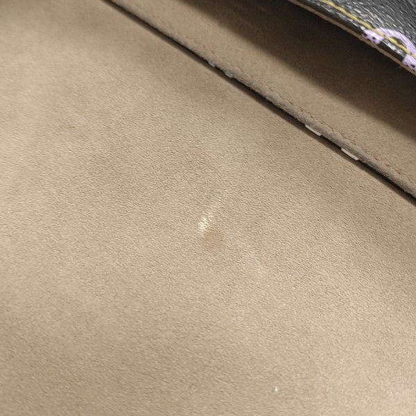 LV × TM BEVERLY MM Monogram Coated Canvas Black