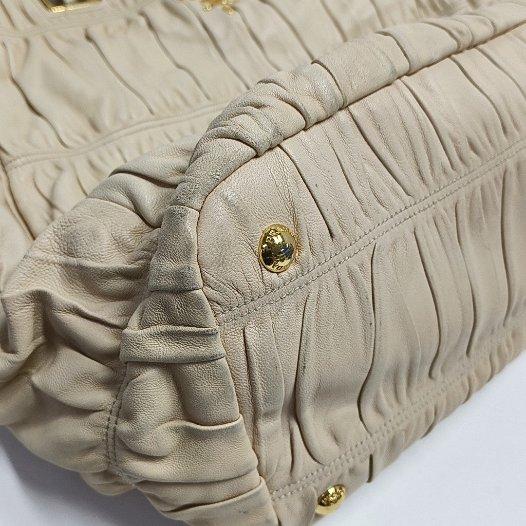 Gaufre Calfskin Beige