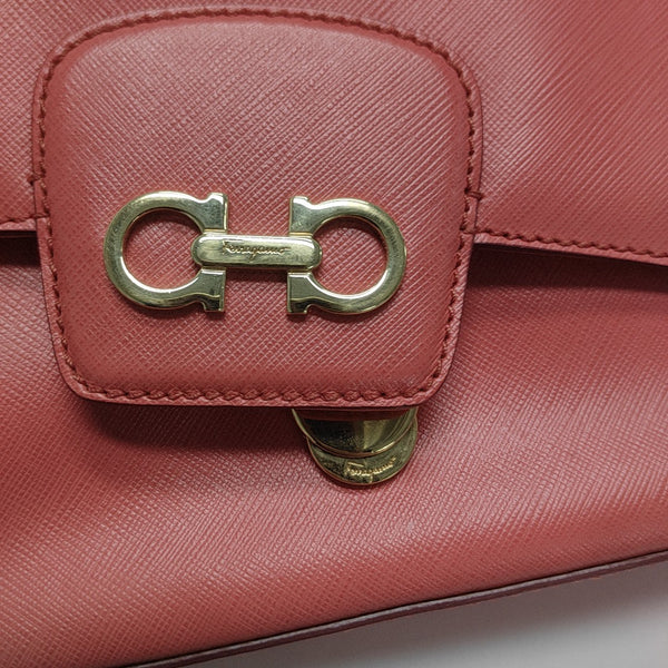 Calfskin Shoulder Bag Red