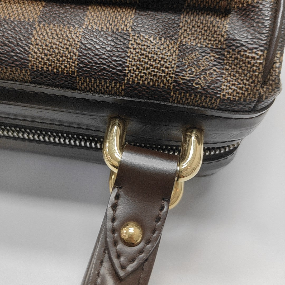 KNIGHTSBRIDGE Damier Ebene Coated Canvas Brown